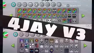 Geometry Dash 4Jay V3  Texture Pack ( PRIVATE ) Showcase //Geometry Dash
