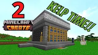 Minecraft | E2 Survival Create Mod | Auto KELP FARM