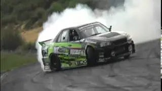 D1NZ Drift Round 4 - Darren Kelly's 360 Power Skid - Hampton Downs 2015