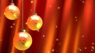 Christmas Balls Party Background  -  XMAS VJ Loop - Christmas Loop