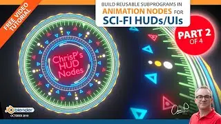 Animation Nodes for SCI-FI HUDs/UIs [2/4]