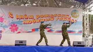 Показательные выступления ВСК "Спецназ" г. Дальнереченск, на Дне города. 2019