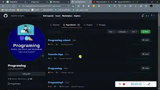 My profile on github !!!!