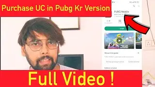 How To Purchase UC in PUBG KR Version | Hindi Tutorial |