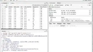 Classification using RStudio