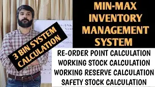 Min Max Inventory Management System | Inventory Calculations