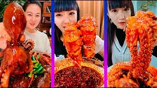 Weird Seafoods Mukbang | Extreme Spicy Octopus Challenge🐙 Eating Boiled Seafoods Compilation 🤤🦑🦀🦐🐟