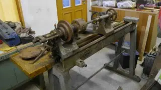 Столярные станки. Токарный станок 1886 года!