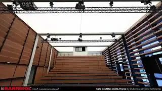 Salle des fêtes LACQ - France (Barrisol Clim®, Barrisol Lumière Acoustique®)