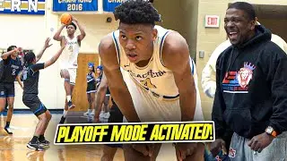 Ace Bailey GOES OFF For 33 vs Tough Newton Squad In 2nd Round State Playoffs! 🍿🔥