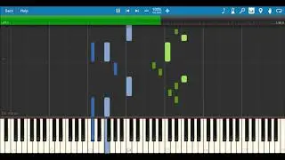 A L E X/Alicks - Ghosts [Piano Tutorial] (Synthesia)