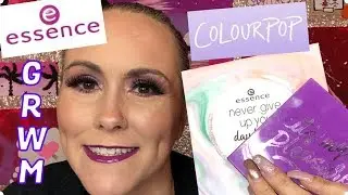 GRWM + First impression with Colour Pop and the best Drug store highlighter Palette in the World!!