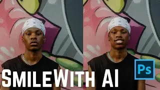How to Make Face Portrait Smile in Photoshop AI
