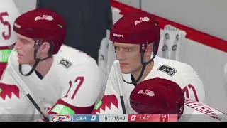 NHL™ 22    World Championship 2023   Third place   Latvia - USA
