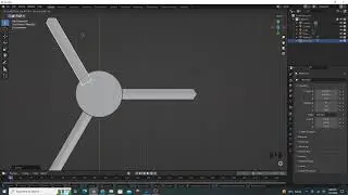 Creating 3D ceiling fan modal in blender. Easy blender tricks