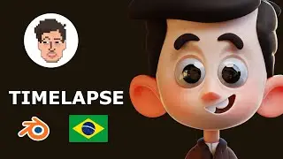 Blender 2.8 Character Sculpt Timelapse Kid
