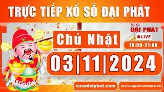 Trực Tiếp Xổ Số Hôm Nay Ngày 03/11/2024 | KQXS Miền Nam, XSMN, XSMTrung, XSMB, XS Đại Phát