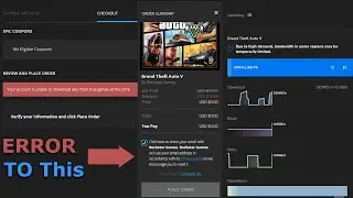 GTA 5 - fix error unable to download games at this time | GTA 5 free on epic games