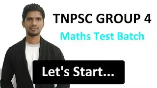 TNPSC Group 4 Maths Preparation | Join now