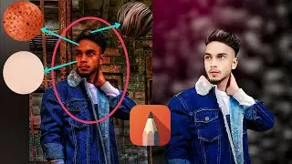 100% HDR NEW TRICK 🤫| SKIN WHITE  FACE SMOOTH PHOTO EDITING | FACE GORA KAISE KARE IN AUTODESK ME |