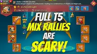 C25 Coming with Crazy Burns and Rescues with FULL T5 ft. 1stKnight - Lords Mobile