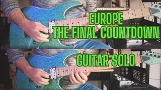 The Final Countdown - GUITAR SOLO COVER