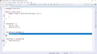 Java Interface 3 - Interface extends Interface, Problem with Access Modifier (Bangla)