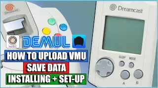 How To Upload VMU Saved Data For Sega Dreamcast -ReDream - DEMUL - NullDC