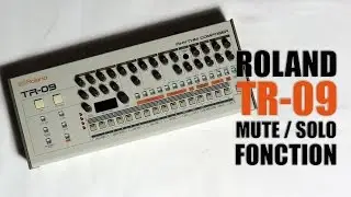 Roland TR-09 Mute / Solo : Tutorial