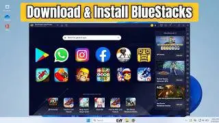 How to Download & Install Blue Bluestacks Windows PC/Laptop | Best Android Emulator