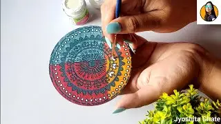 DIY 3 Beautiful Tea Light Candle Coaster Designs| Coaster Painting At Home| DIY Home Decor|