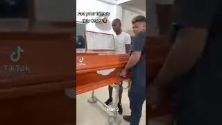 Put in a coffin alive😏🙄