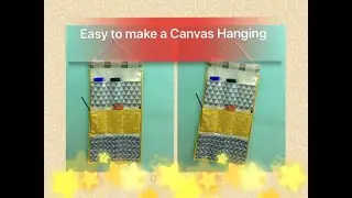 Canvas hanging/ Cách may Canvas treo tường cực dễ