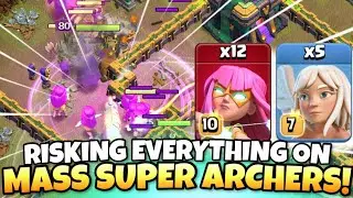 Super Archer Blimp Attack Fall #ssgaming  #coc