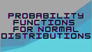 Probability functions for Normal distribution in Excel