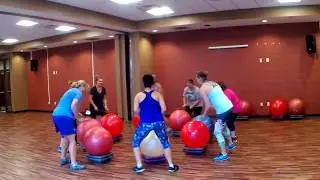 Cardio Dance/Tone - Wipe Out Stability Ball Drumming Routine
