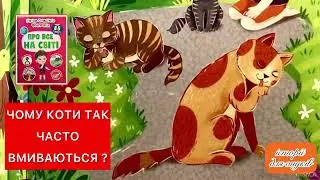 Про все на світі. ЧОМУ КОТИ ТАК ЧАСТО  ВМИВАЮТЬСЯ?