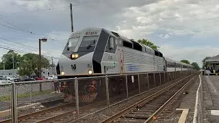 NJ Transit - The Evening Rush Hour at Point Pleasant Beach (7/12/24)