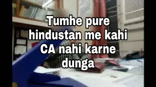 CA is asking for money from his article student when he is asking for termination