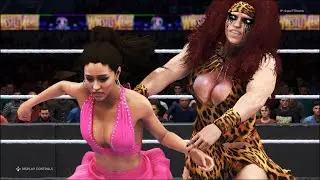 WWE 2K20 - Ariana Grande vs. Mighty Ugg - FULL MATCH - Royal Girl Fights 💖