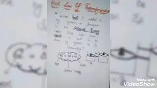 first year Physics: FIRST LAW OF THERMODYNAMICS