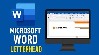 Create a Professional Letterhead in Microsoft Word | Lecture #3