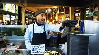 Does Food in London SUCK? BOROUGH MARKET Food Tour