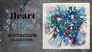 We draw a heart. Abstraction.