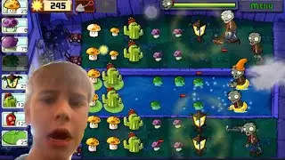 Туман!!! Новые растения: кактус и котокамыш!!! Plants vs zombies#8