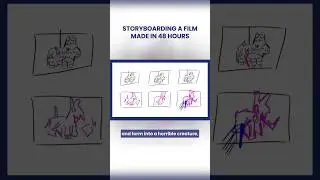 Storyboard a film made in 48 hours  #animationproduction #animation