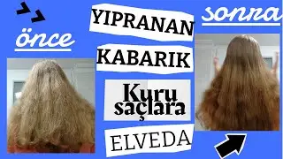 YIPRANMIŞ, KABARAN, KURU SAÇLAR İÇİN EV YAPIMI MASKE