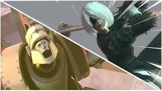 2B vs Robot. [SFM Animation]