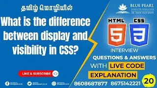 What is the difference between display-none & visibility-hidden | display none vs visibility hidden