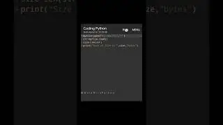 Show The Size Of A File In Bytes 🧑‍💻 #shorts #youtubeshorts #python